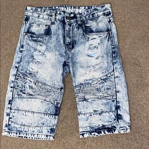 Mens Ripped Jeans Light Blue